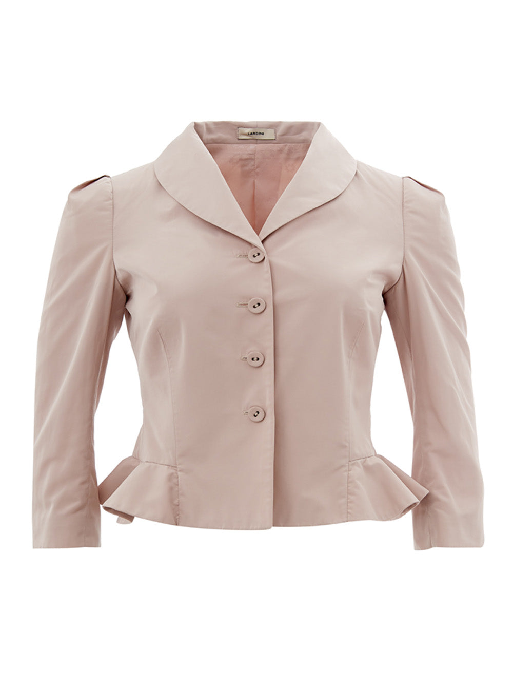 Lardini Light Pink Ruffle Jacket