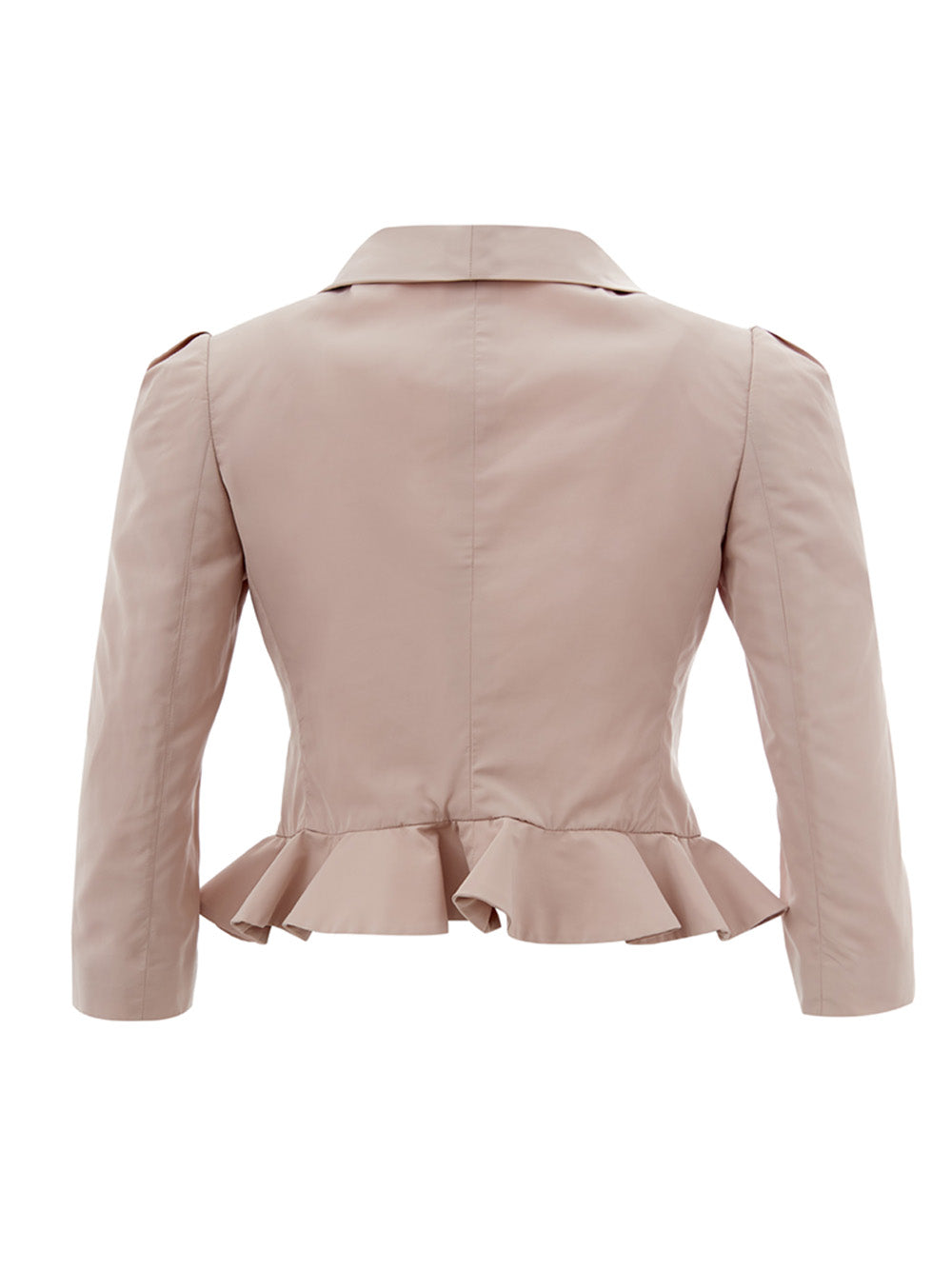 Lardini Light Pink Ruffle Jacket