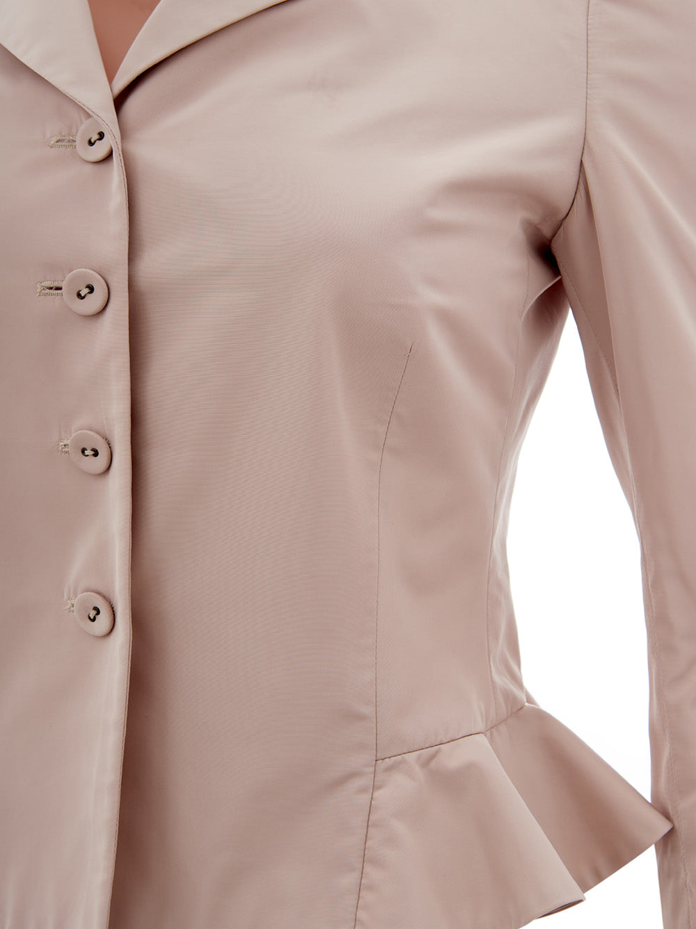 Lardini Light Pink Ruffle Jacket