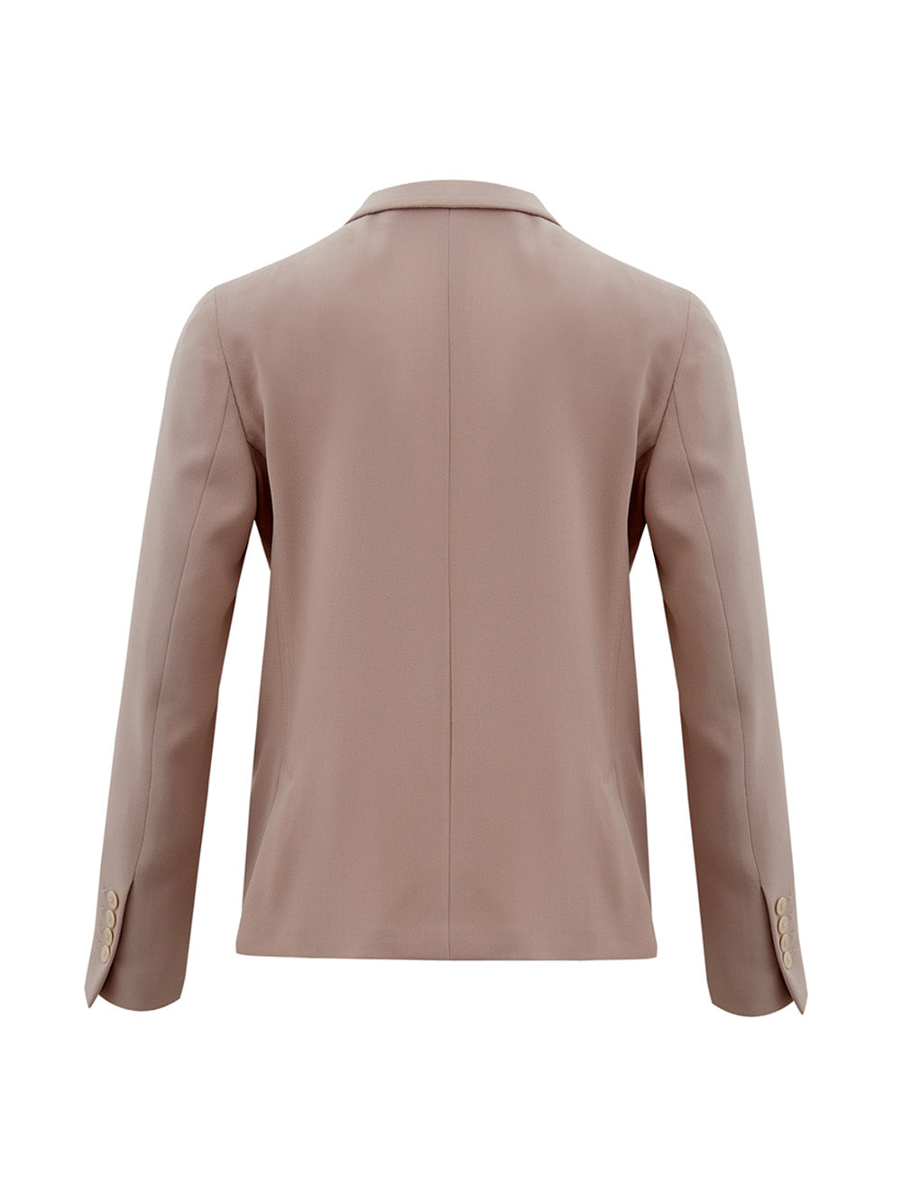 Lardini Light Pink Double Breast Ruffle Jacket