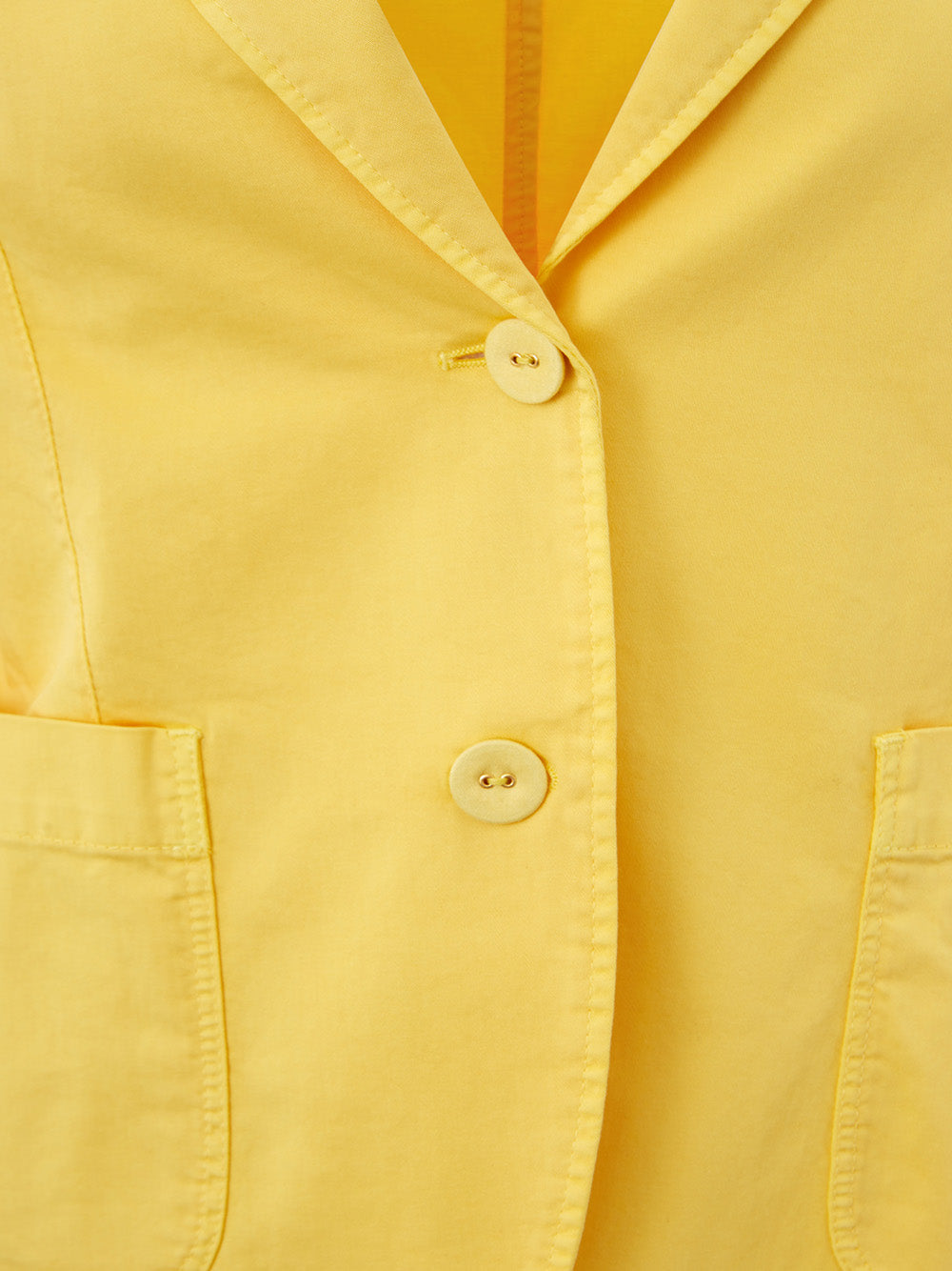 Lardini Yellow Cotton Jacket