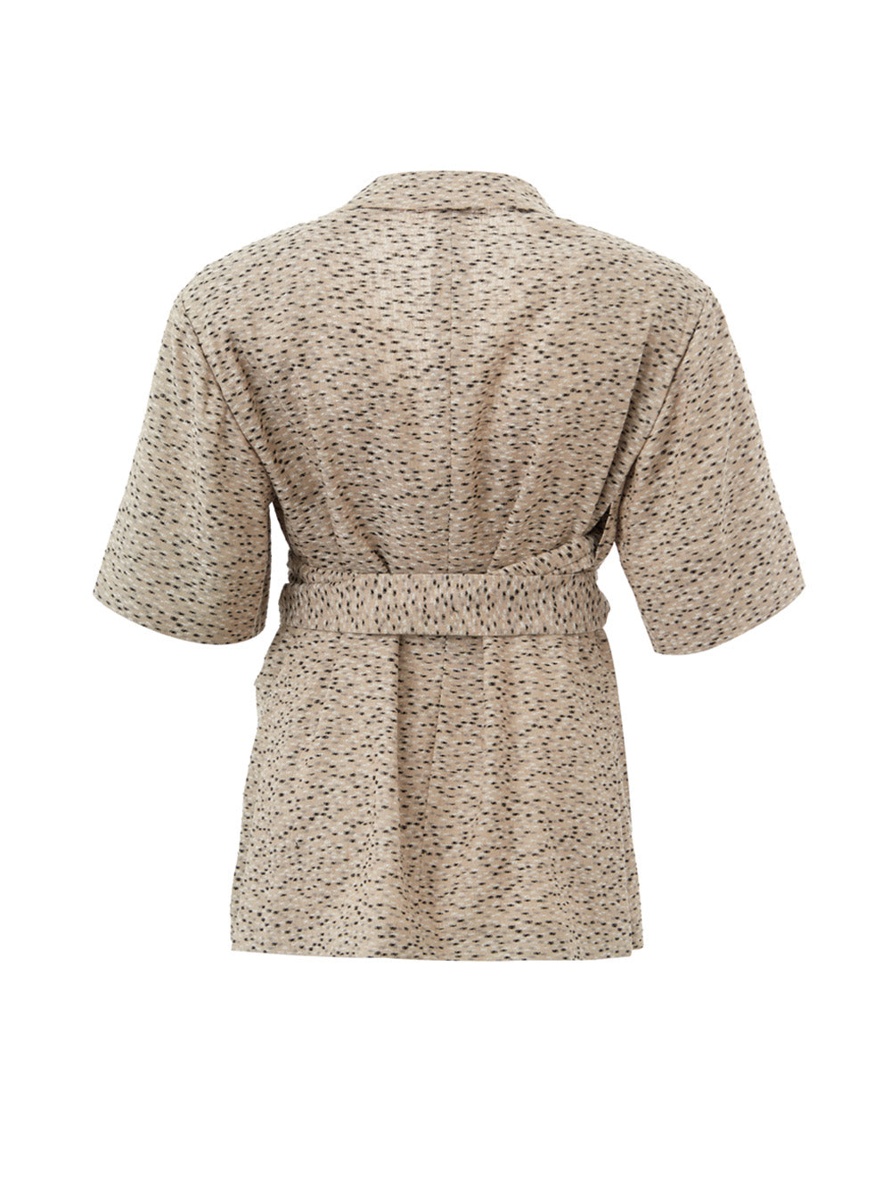 Lardini Beige Linen Dressing Gown Jacket