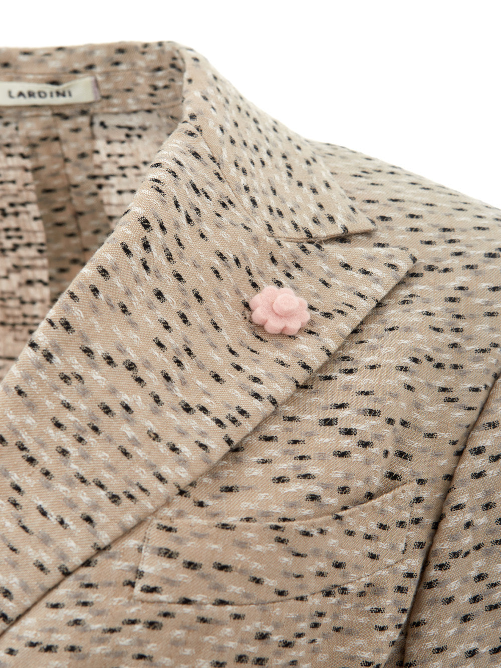 Lardini Beige Linen Dressing Gown Jacket