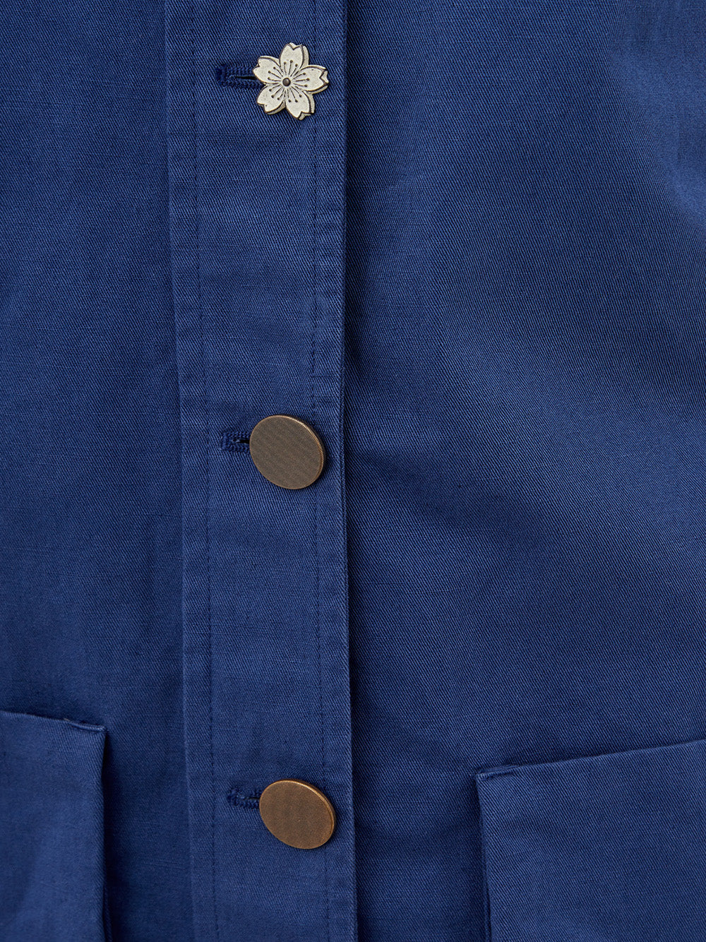 Lardini Blue Cotton Jacket 'shirt' Style