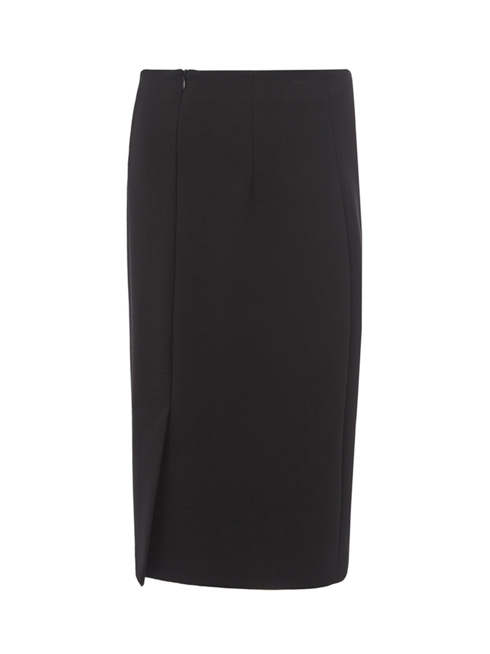 Lardini Black Viscose Skirt