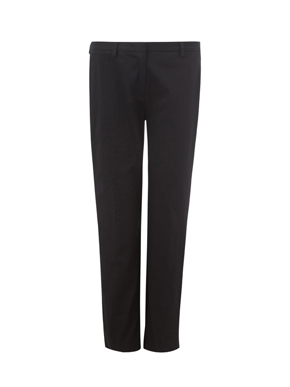 Lardini Black Cotton Chino Trousers