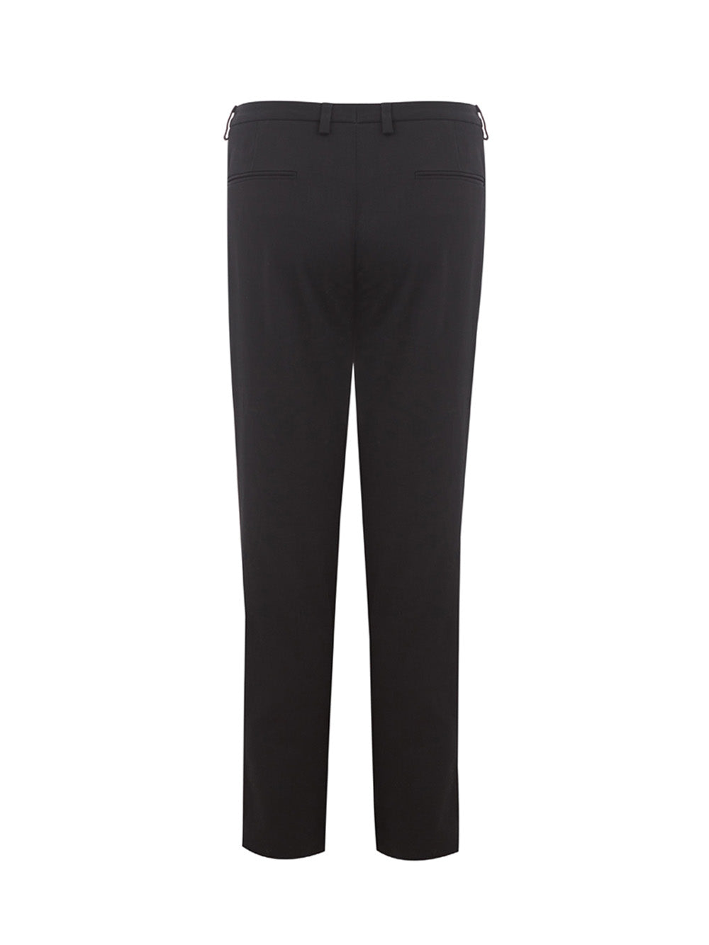 Lardini Black Cotton Chino Trousers