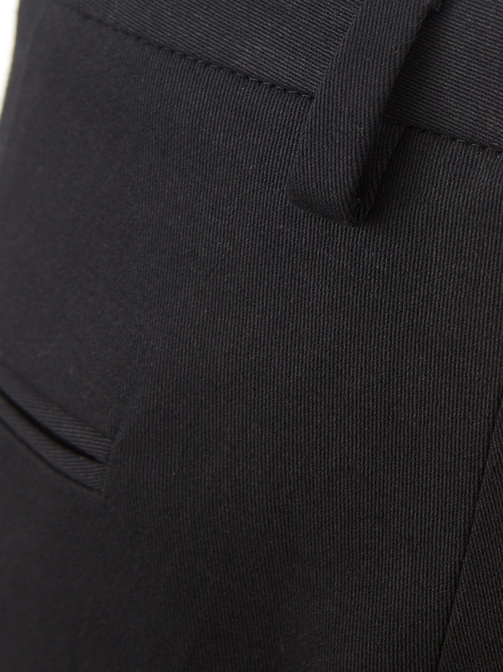 Lardini Black Cotton Chino Trousers