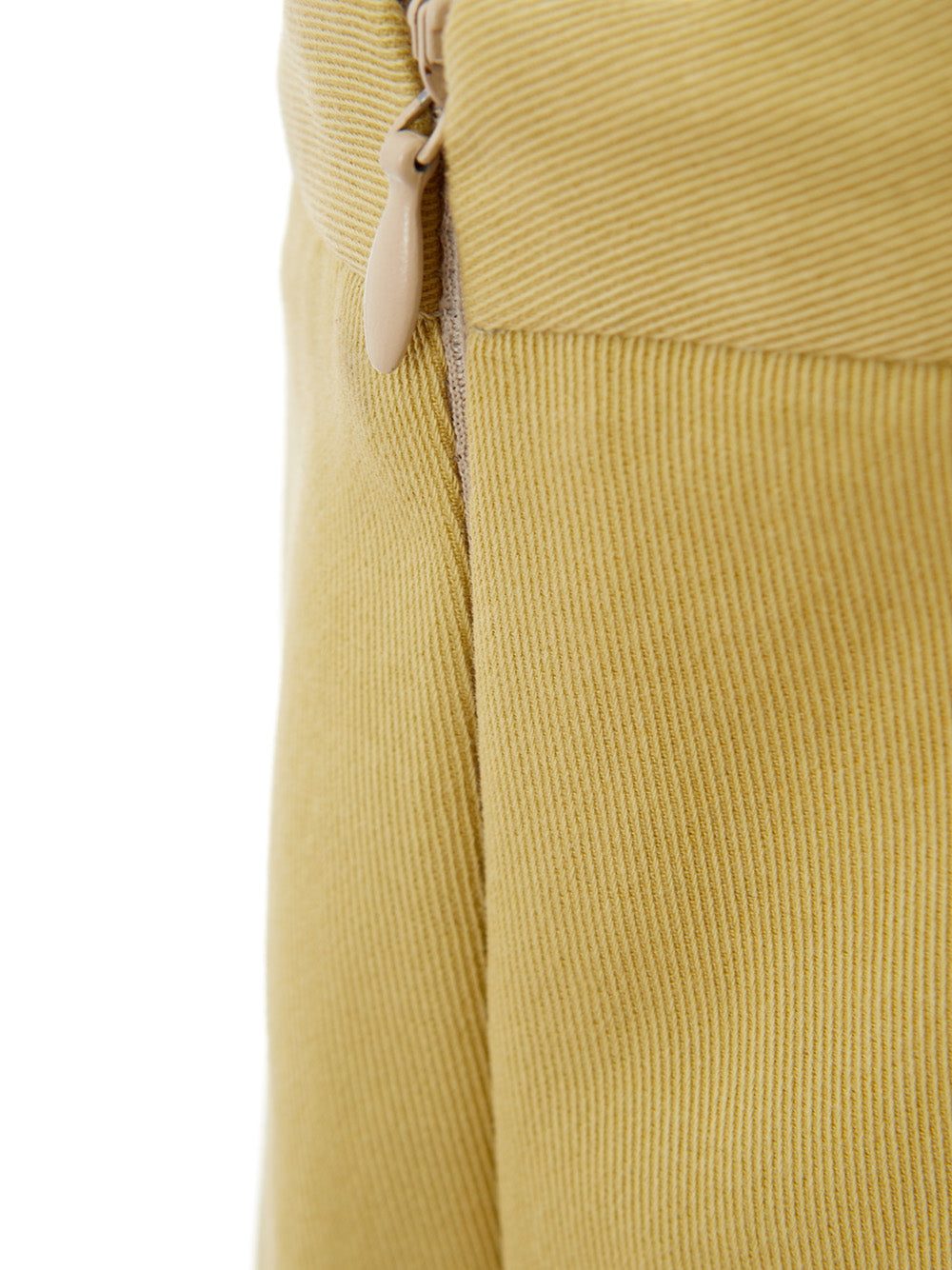 Lardini Yellow Cotton Chino Trousers