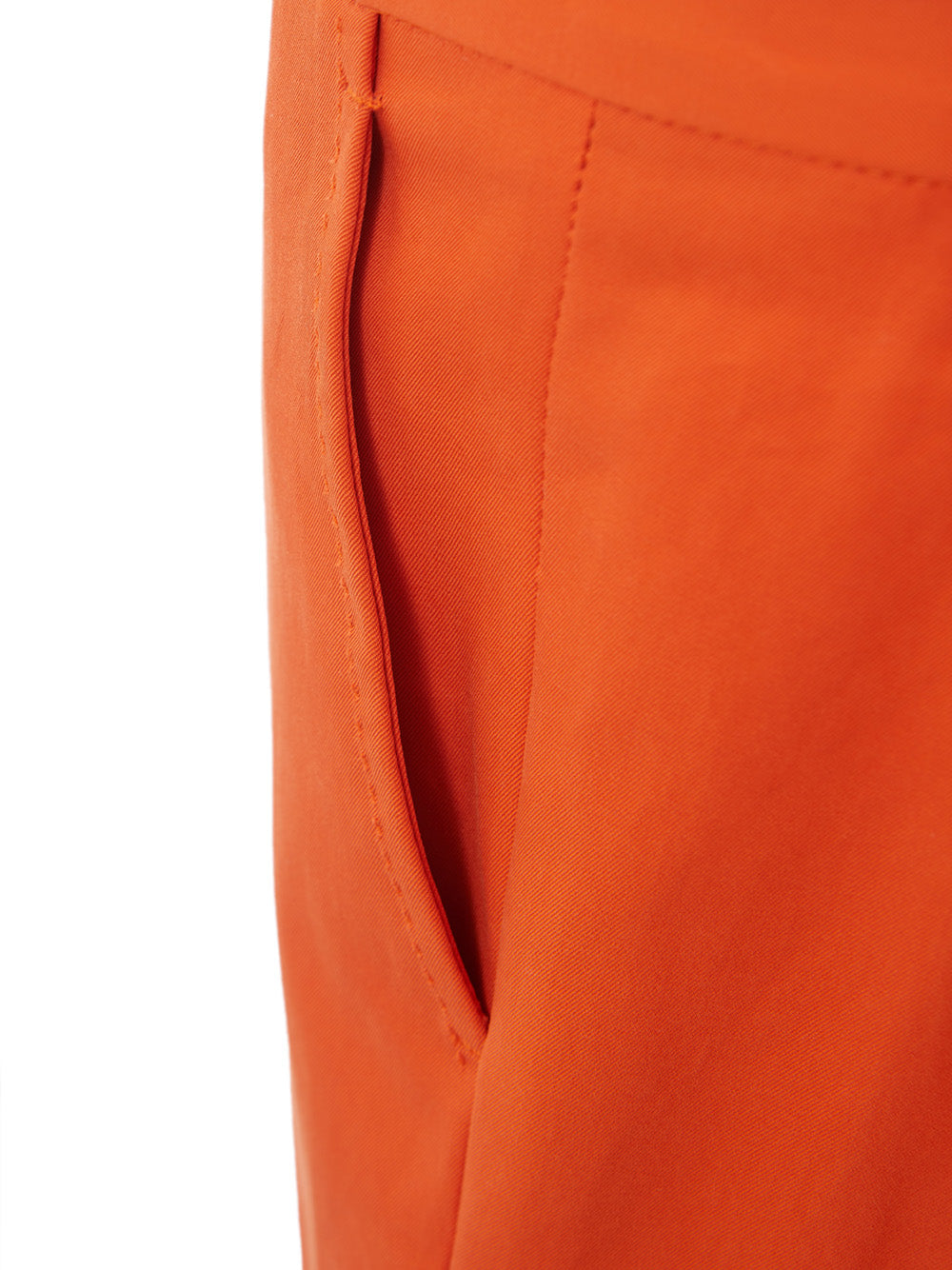 Lardini Orange Cotton Chino Trousers