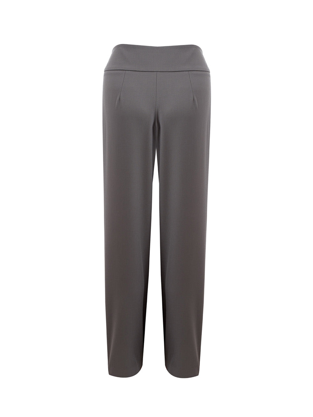 Lardini Wool Grey High Waist Palazzo Trousers