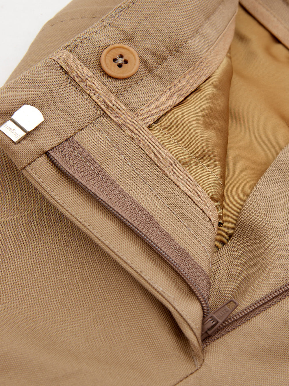 Lardini Beige Cotton Chino Trousers