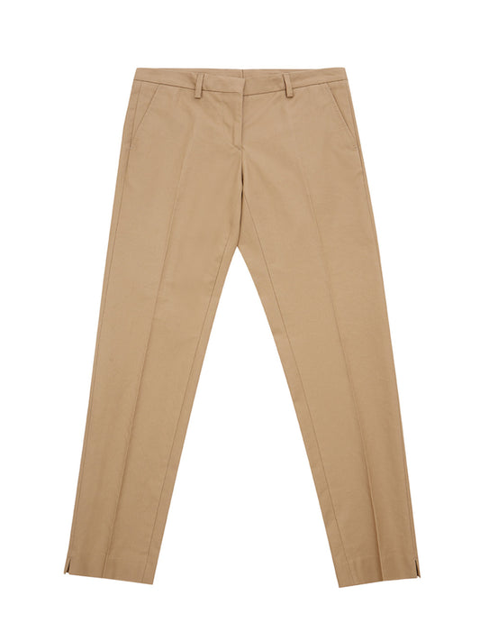 Lardini Beige Cotton Chino Trousers