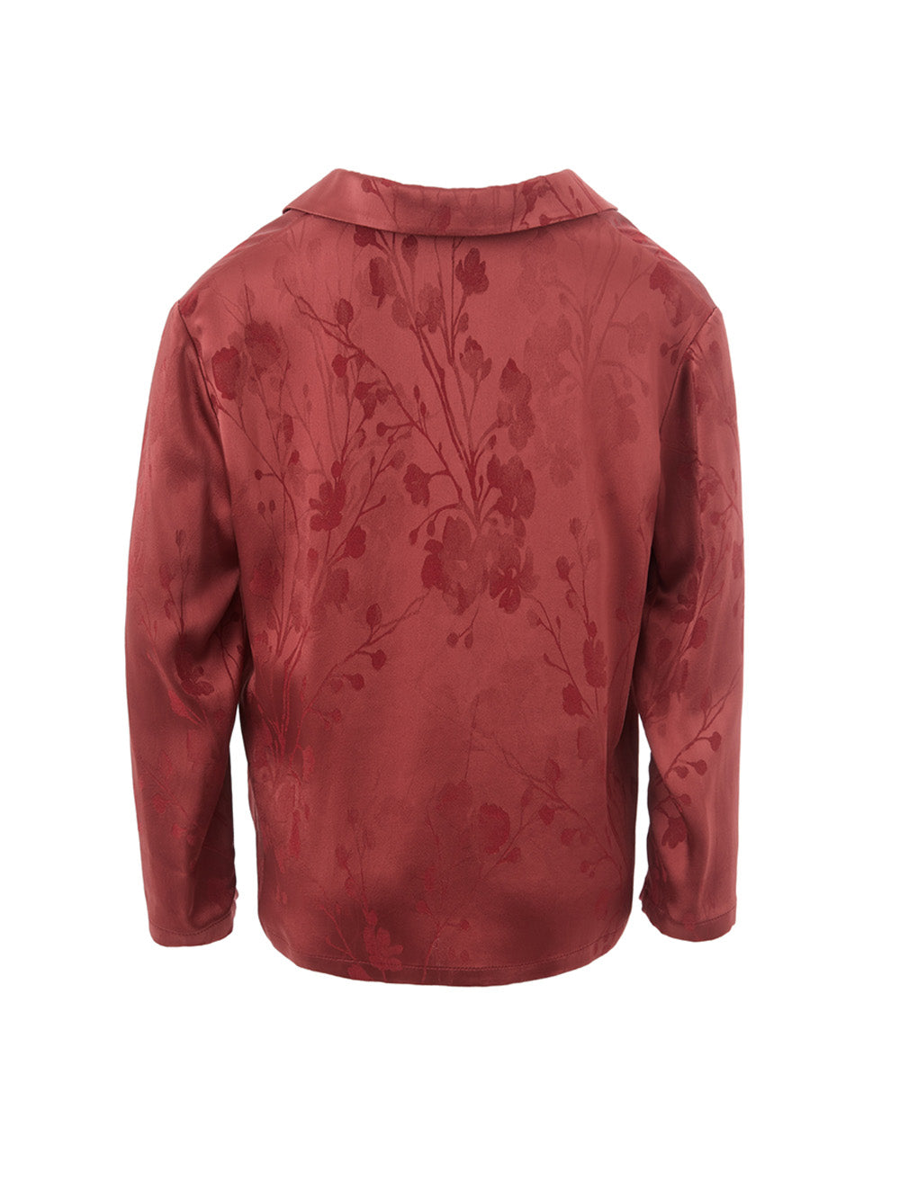 Lardini Bordeaux Printed Shirt Top allover