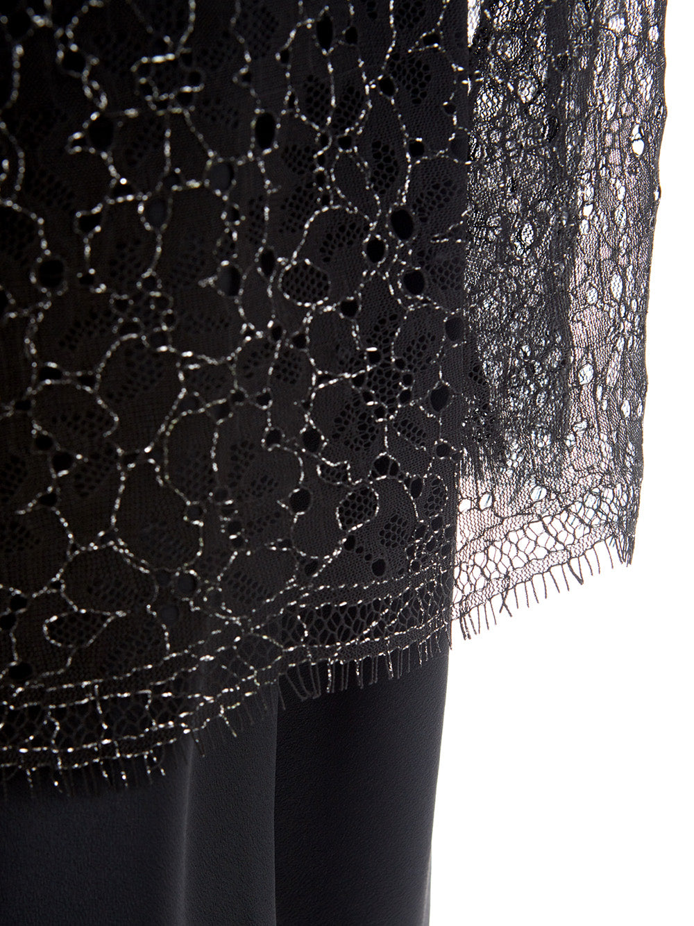 Lardini Black Long Embellished Dress with petticoat