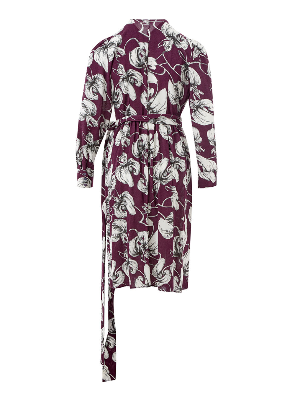 Lardini Purple Printed Dress