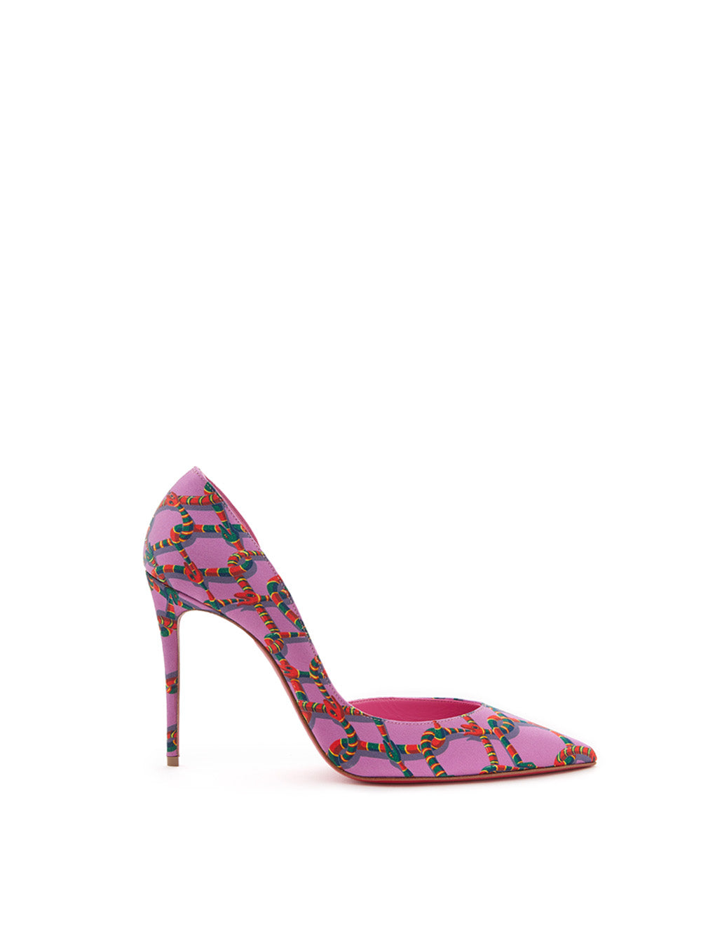 Christian Louboutin Iriza 10 Décolleté in Pink Satin