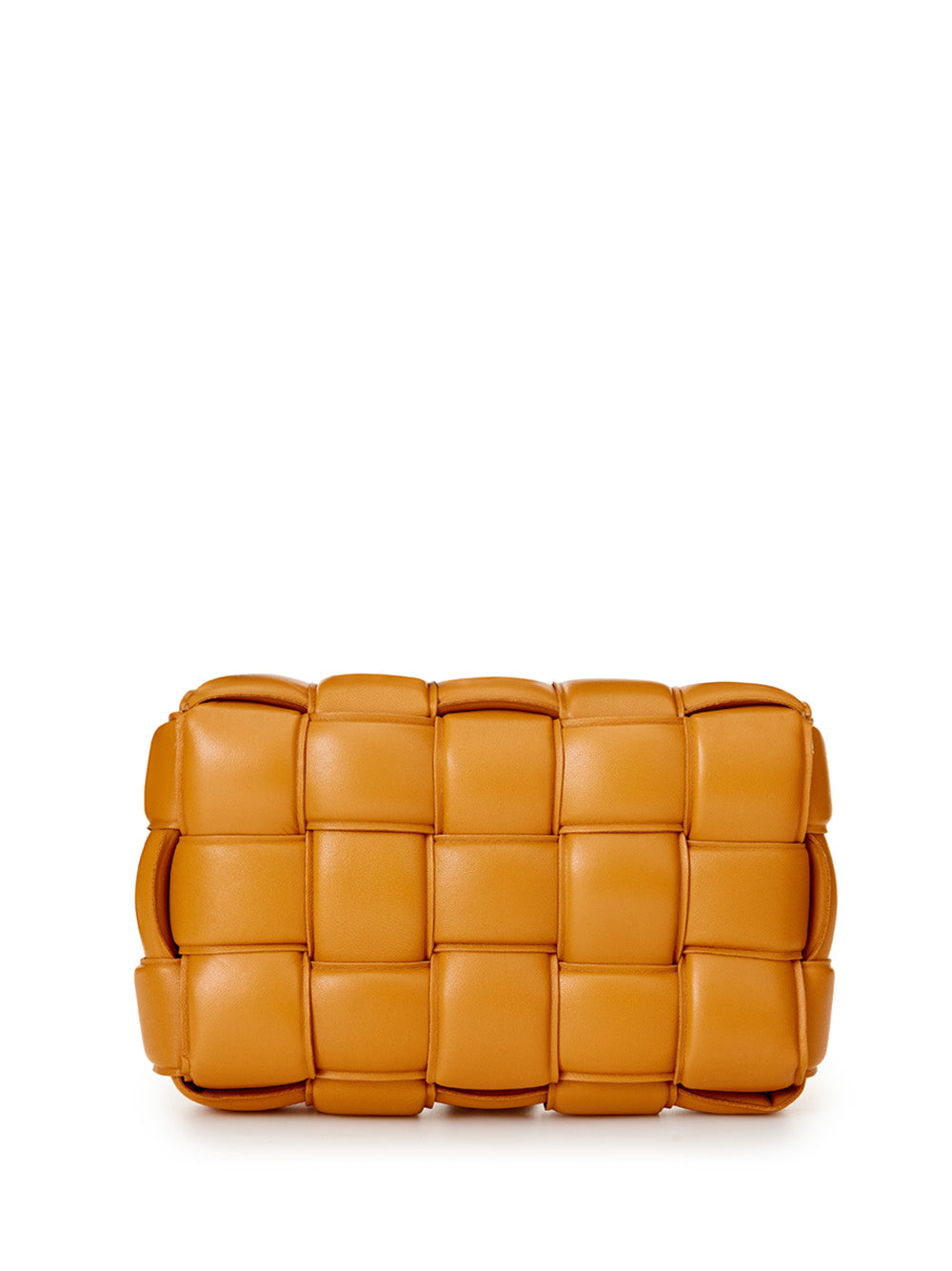 Bottega Veneta Caramel Padded Cassette Leather Cross Body Bag