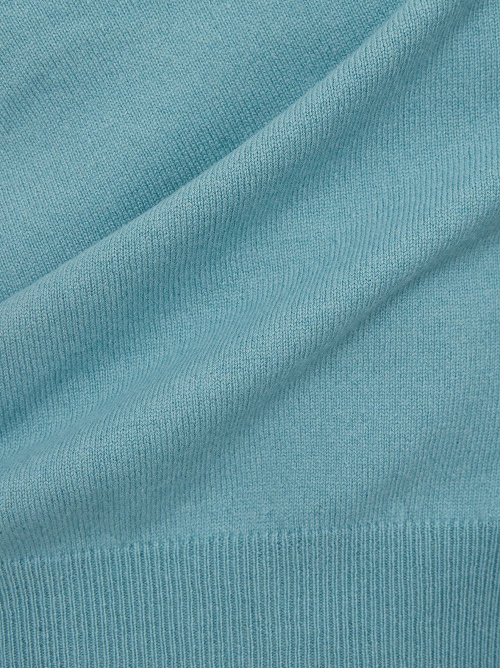 Gran Sasso Light Blue Cashmere V-Neck Sweater