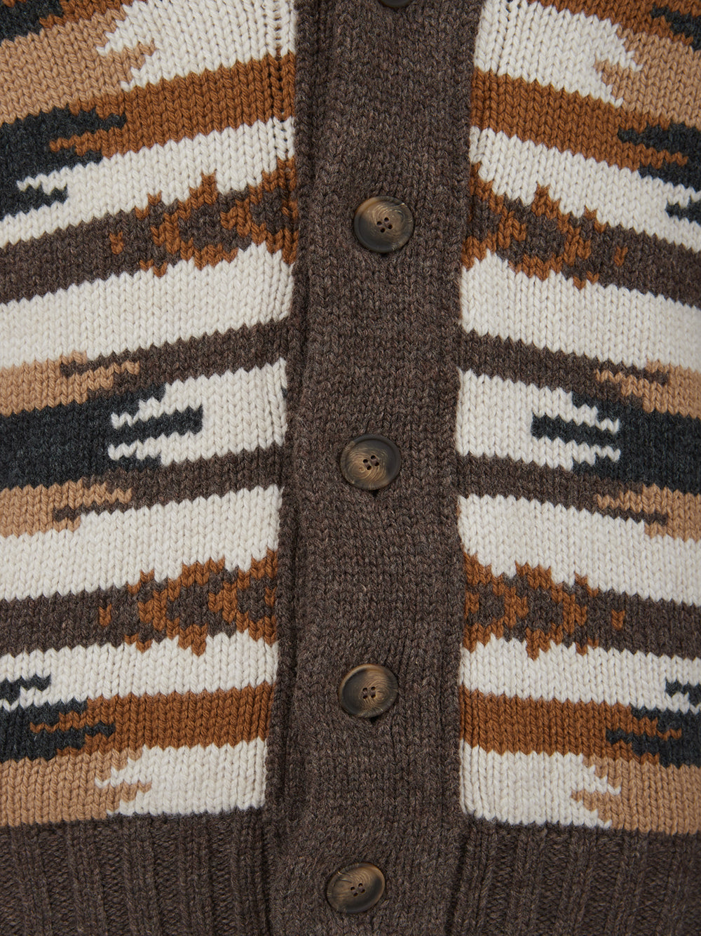 Gran Sasso Multicolor Wool Cardigan