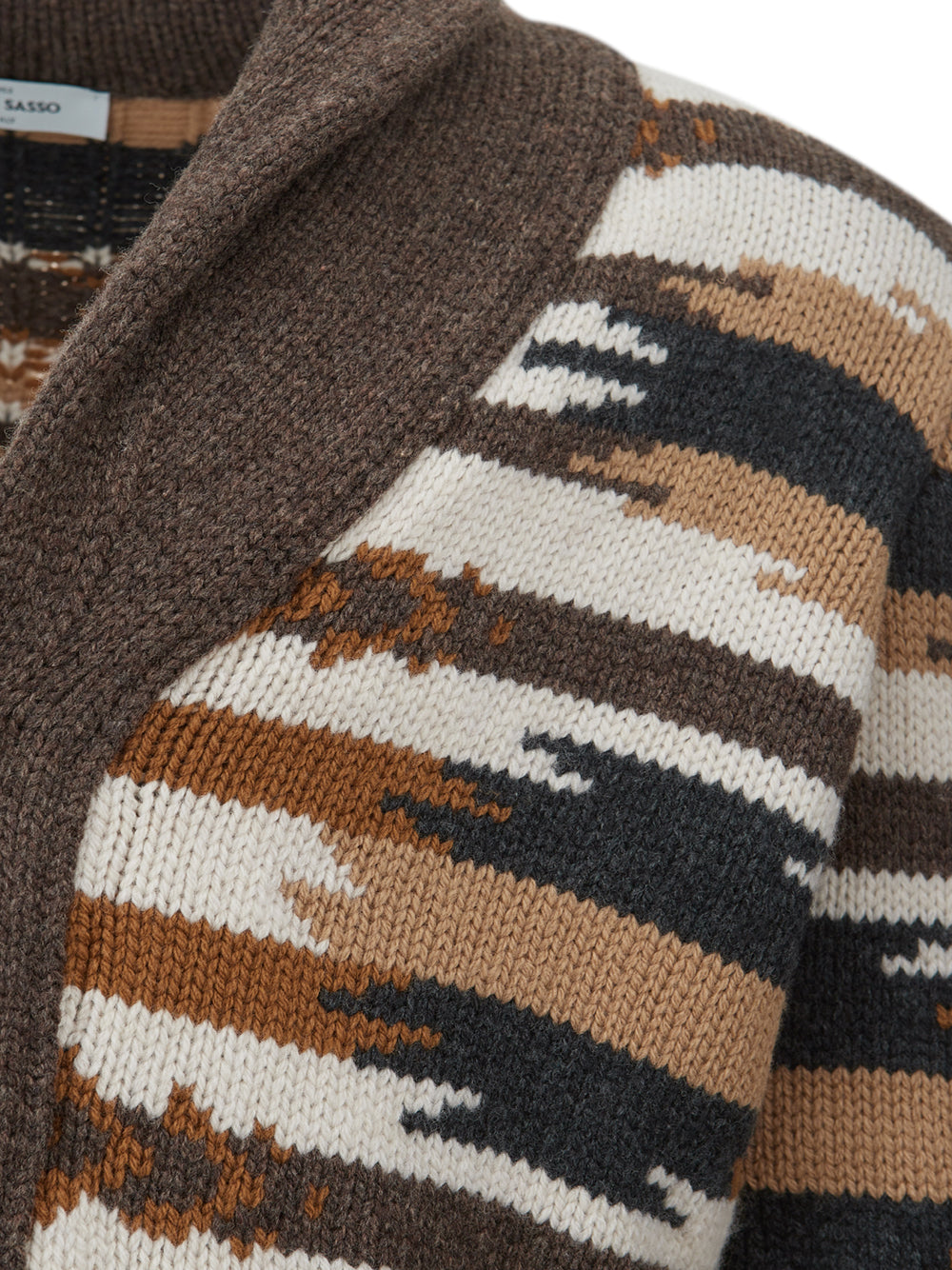 Gran Sasso Multicolor Wool Cardigan