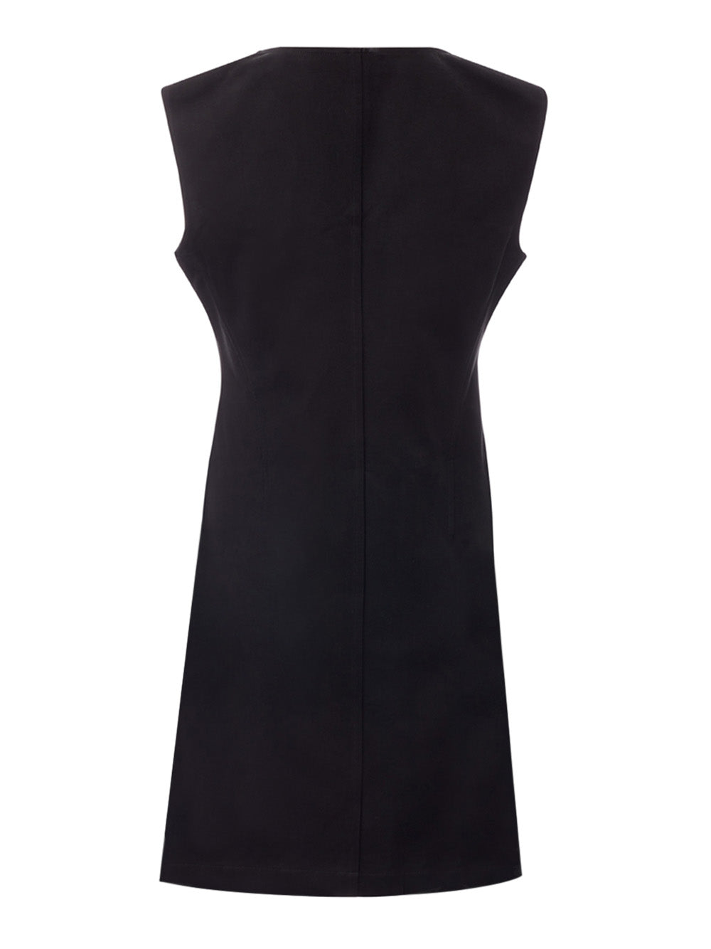 Bottega Veneta Brushed Cotton Twill Sleeveless Dress