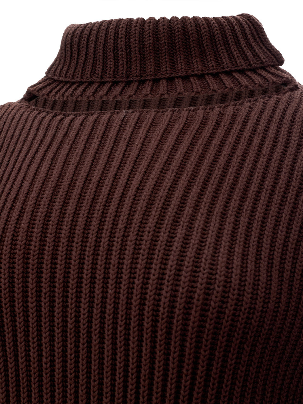 Bottega Veneta Ribbed Knit Chunky Cotton Dress