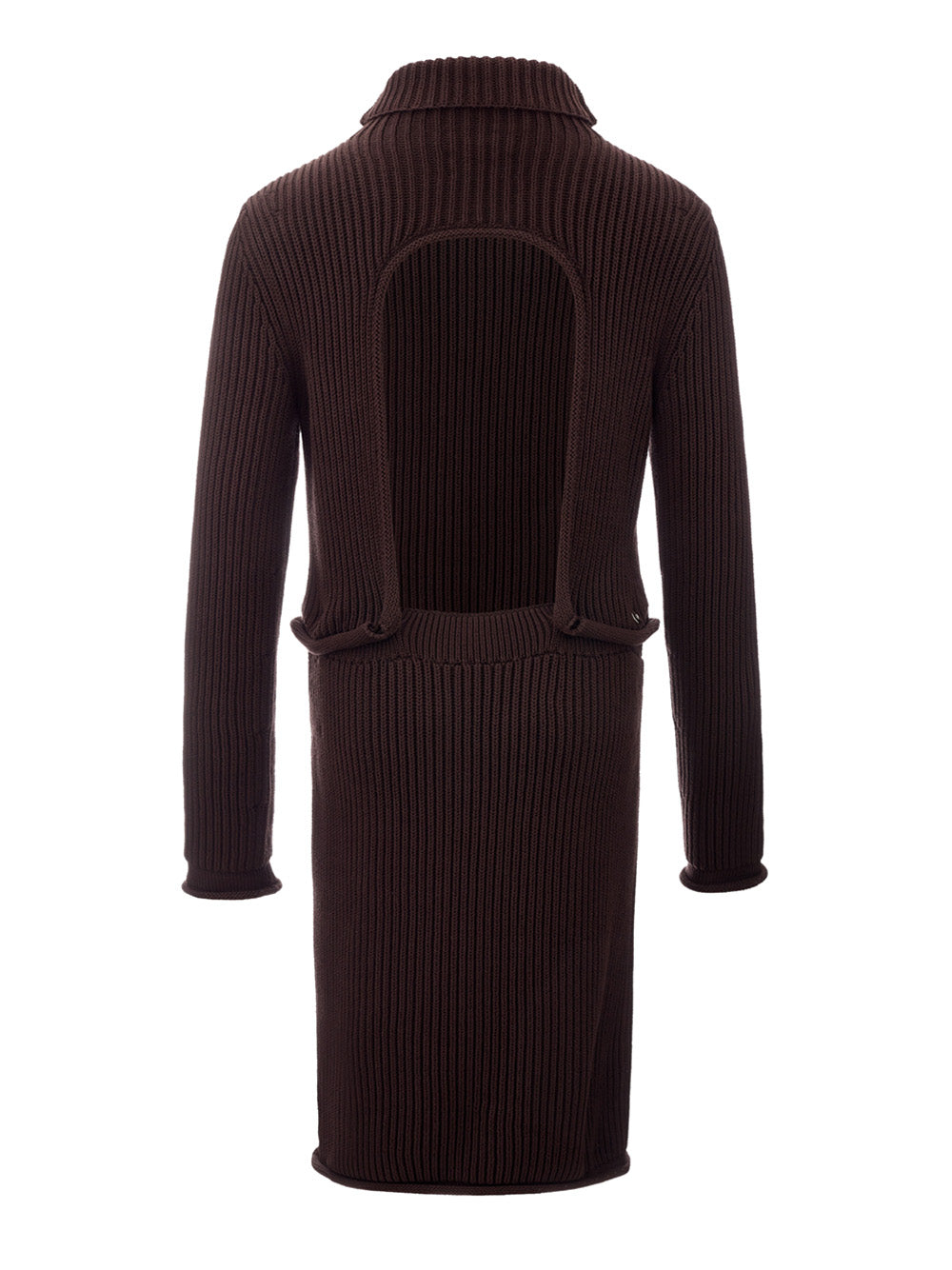 Bottega Veneta Ribbed Knit Chunky Cotton Dress