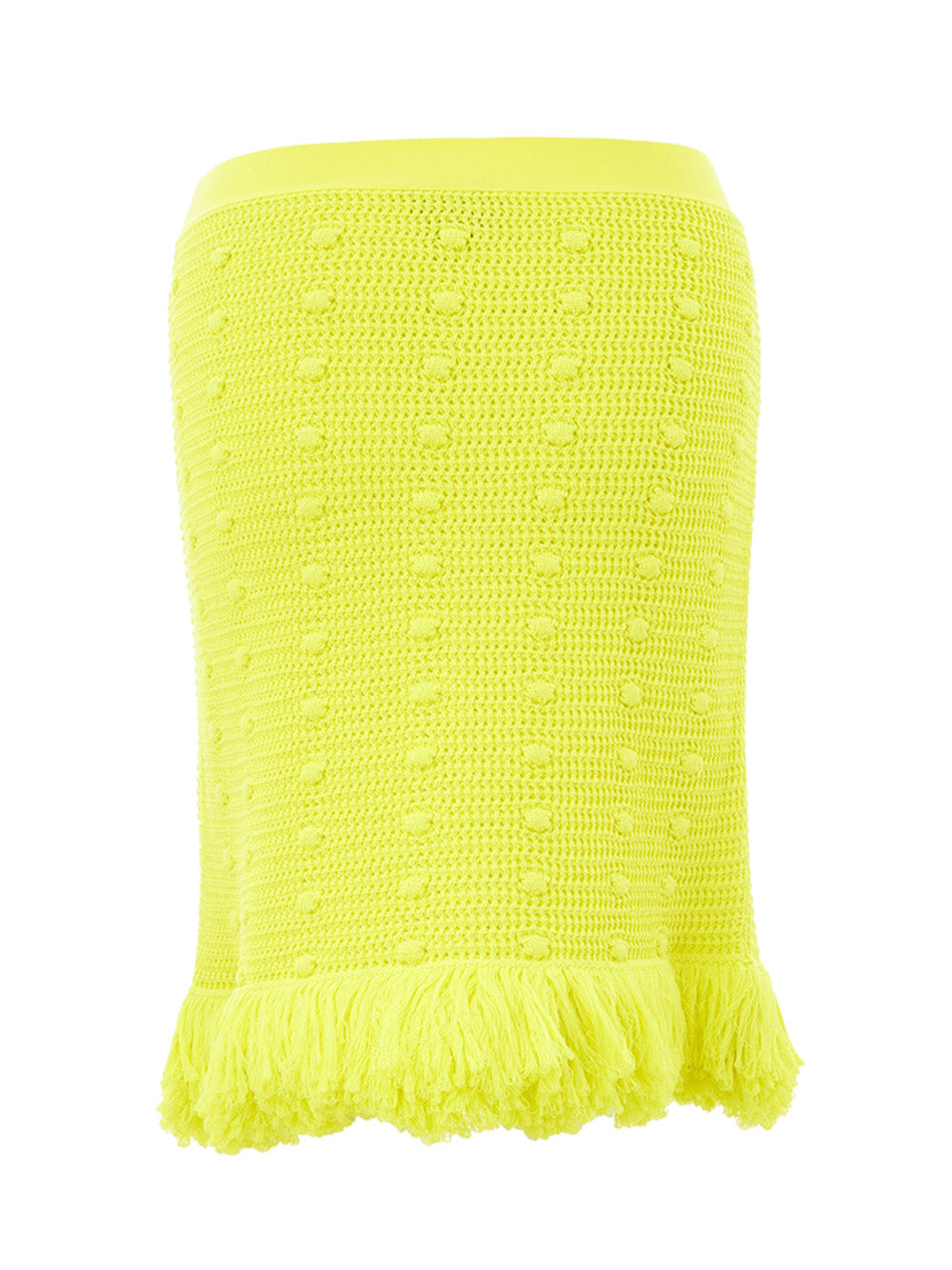 Bottega Veneta Knitted Yellow Skirt