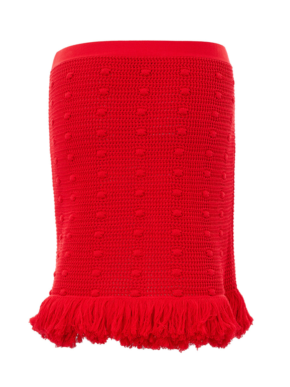 Bottega Veneta Knitted Red Skirt