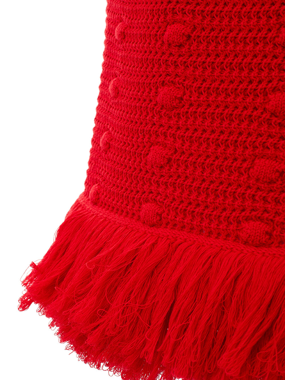 Bottega Veneta Knitted Red Skirt