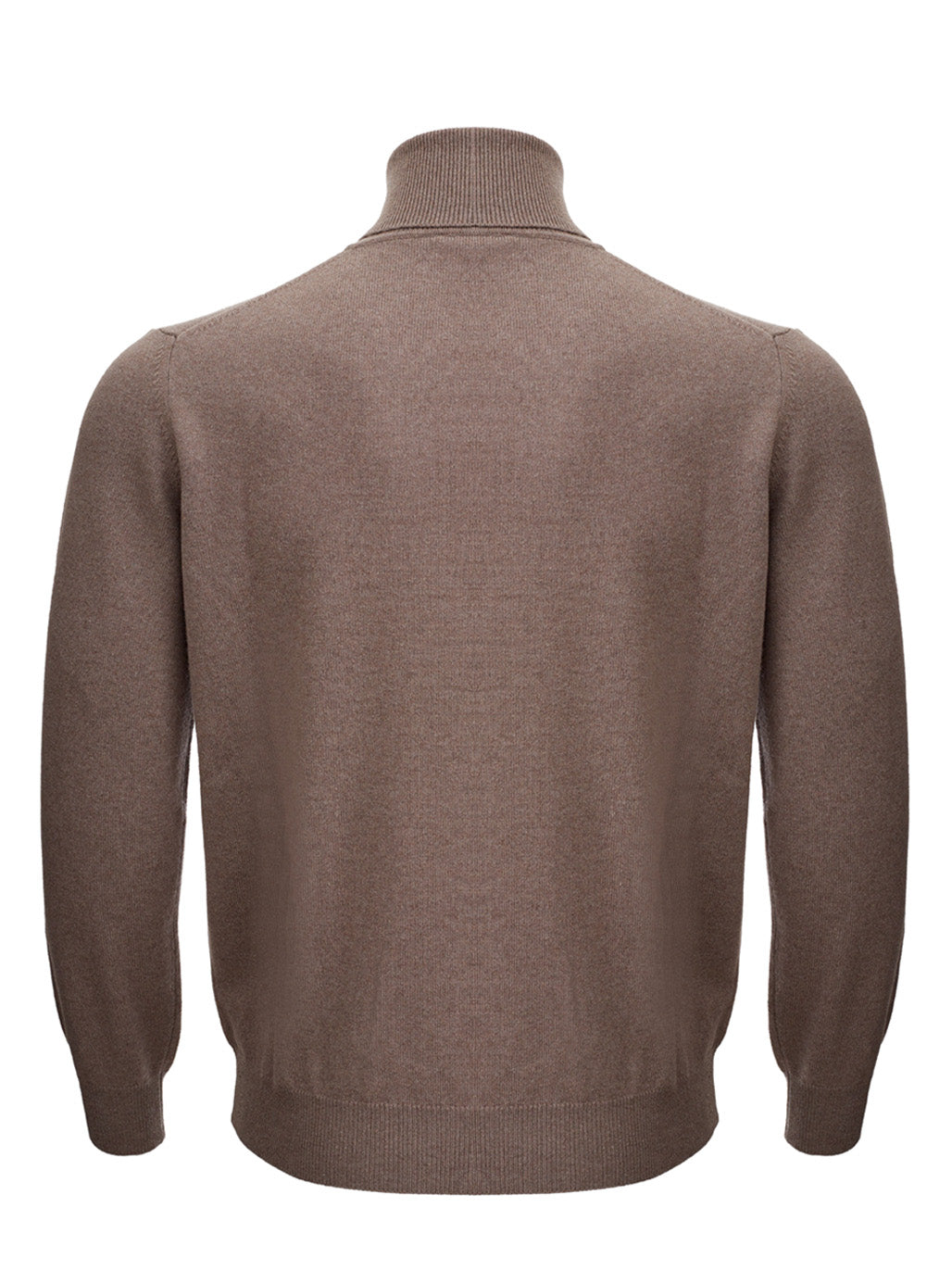 KANGRA Dove Grey Wool Blend Turtleneck Sweater