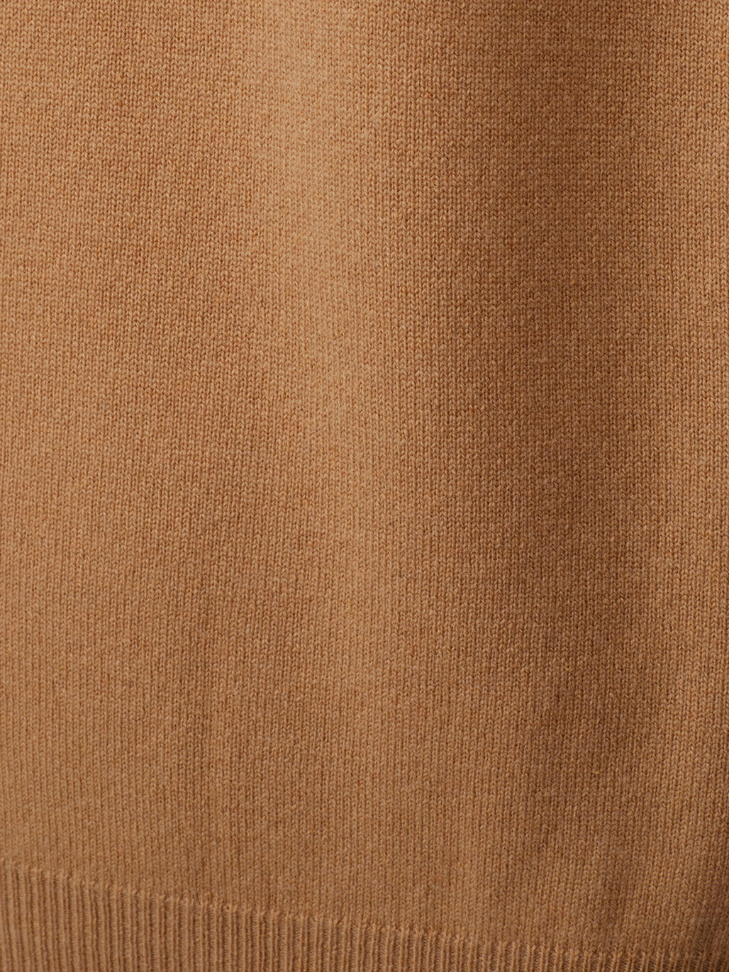 KANGRA Camel Beige Wool Blend Turtleneck Sweater