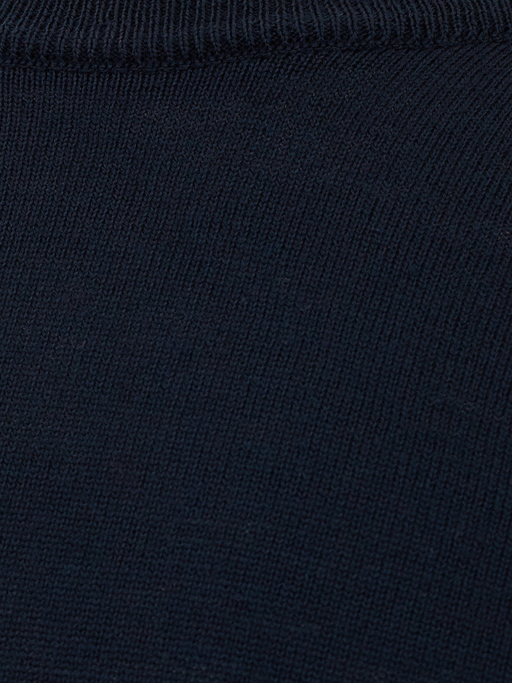 FERRANTE Round Neck Blu Wool Jumper