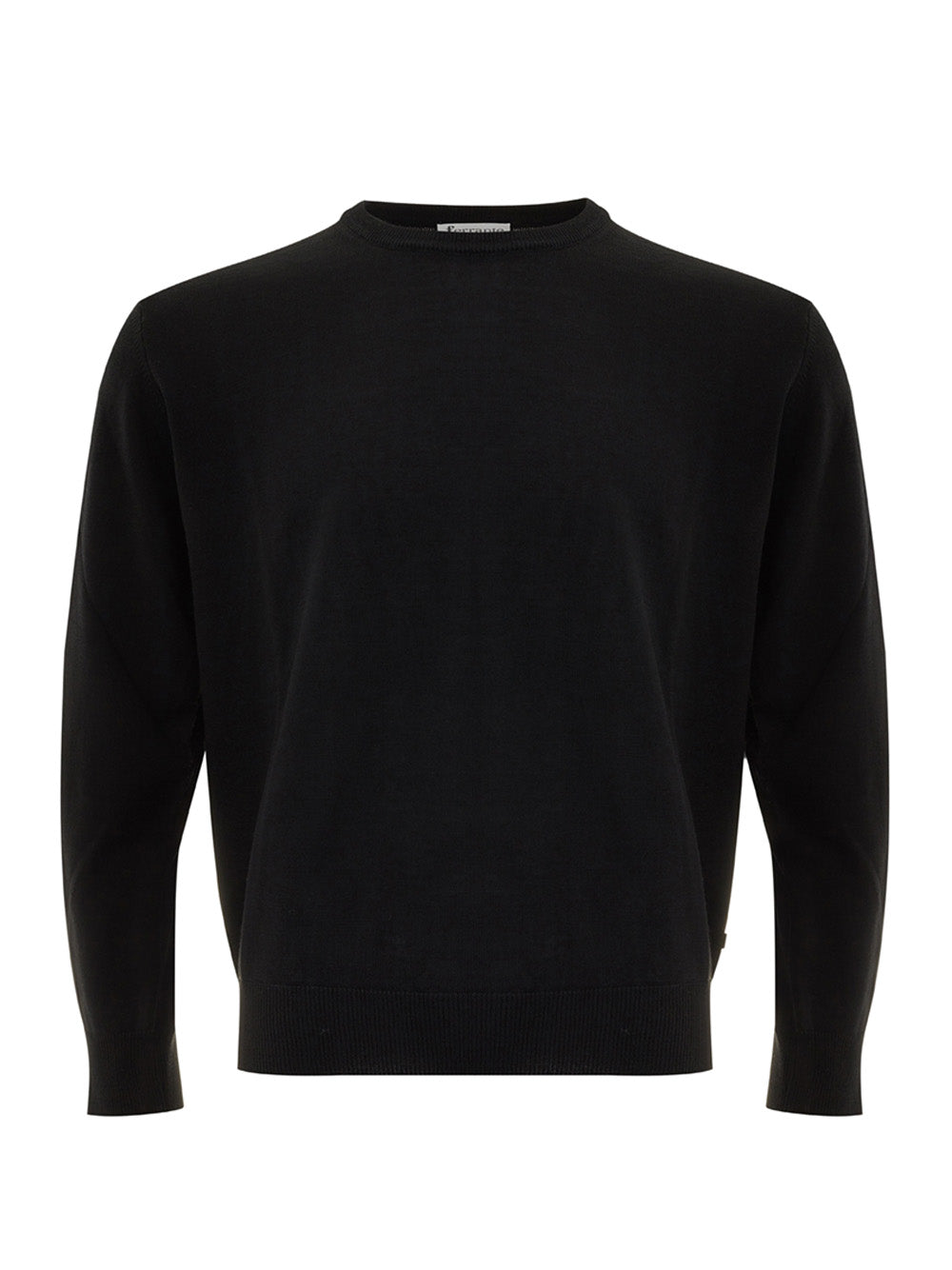 FERRANTE Black Round neck Wool Jumper