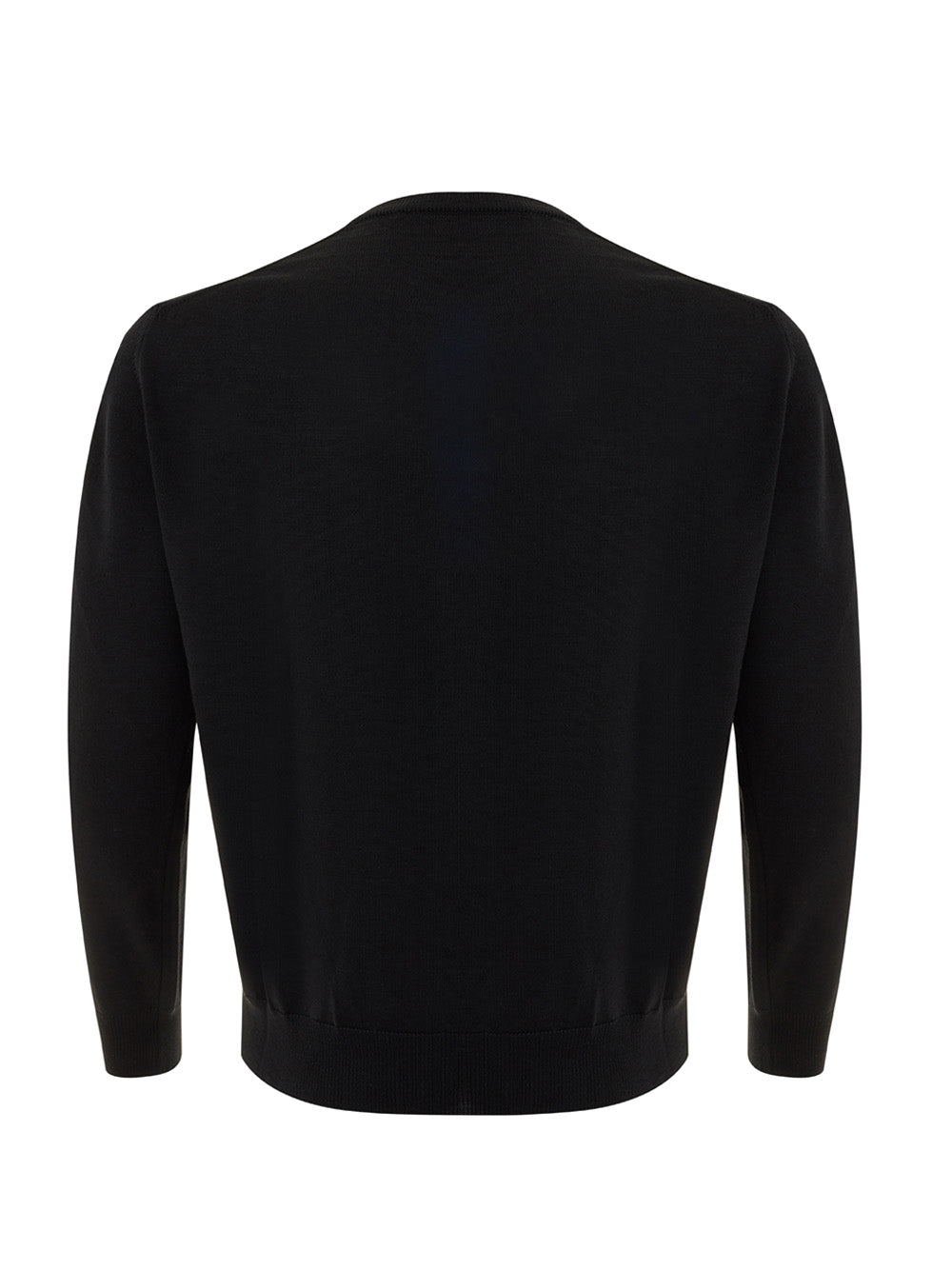 FERRANTE Black Round neck Wool Jumper