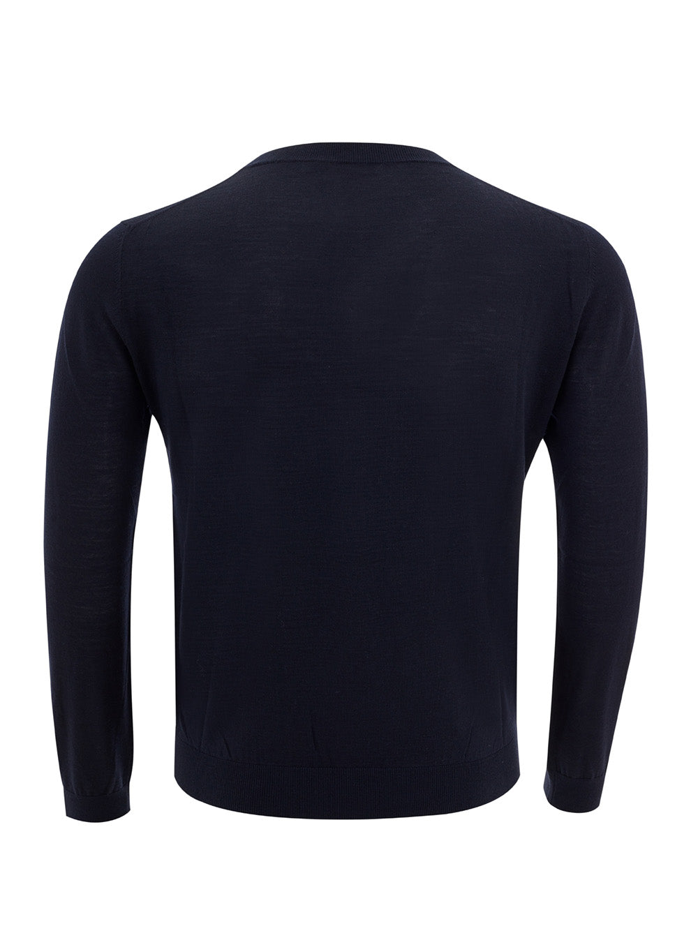 Valentino Basic Blue Round neck Wool Jumper