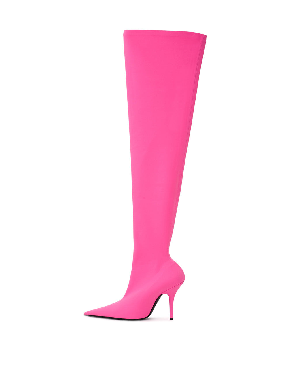 Balenciaga Over The Knee Neon Pink Boot