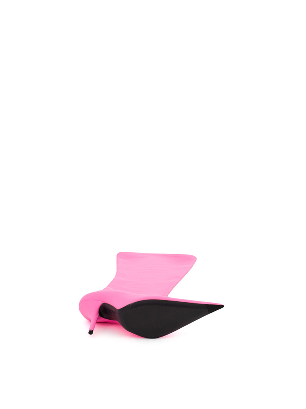 Balenciaga Over The Knee Neon Pink Boot