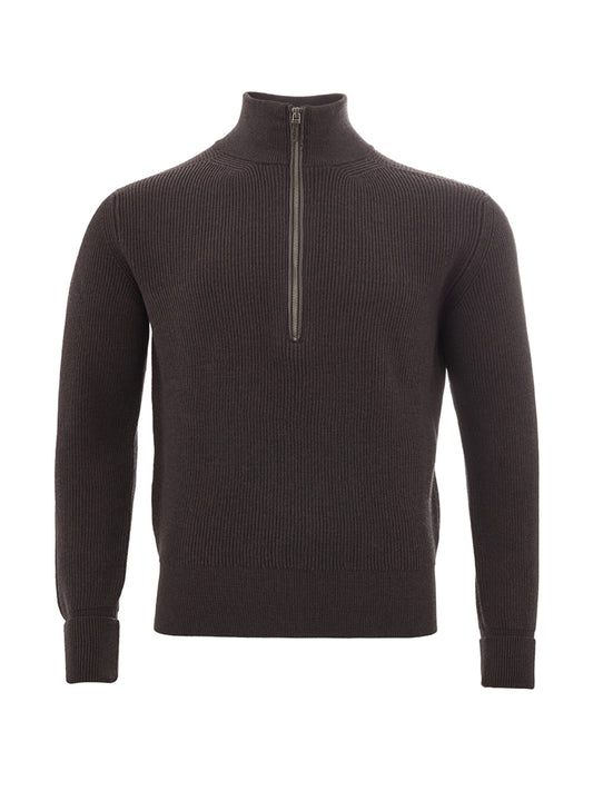 KANGRA Half Zip Turtleneck Jumper