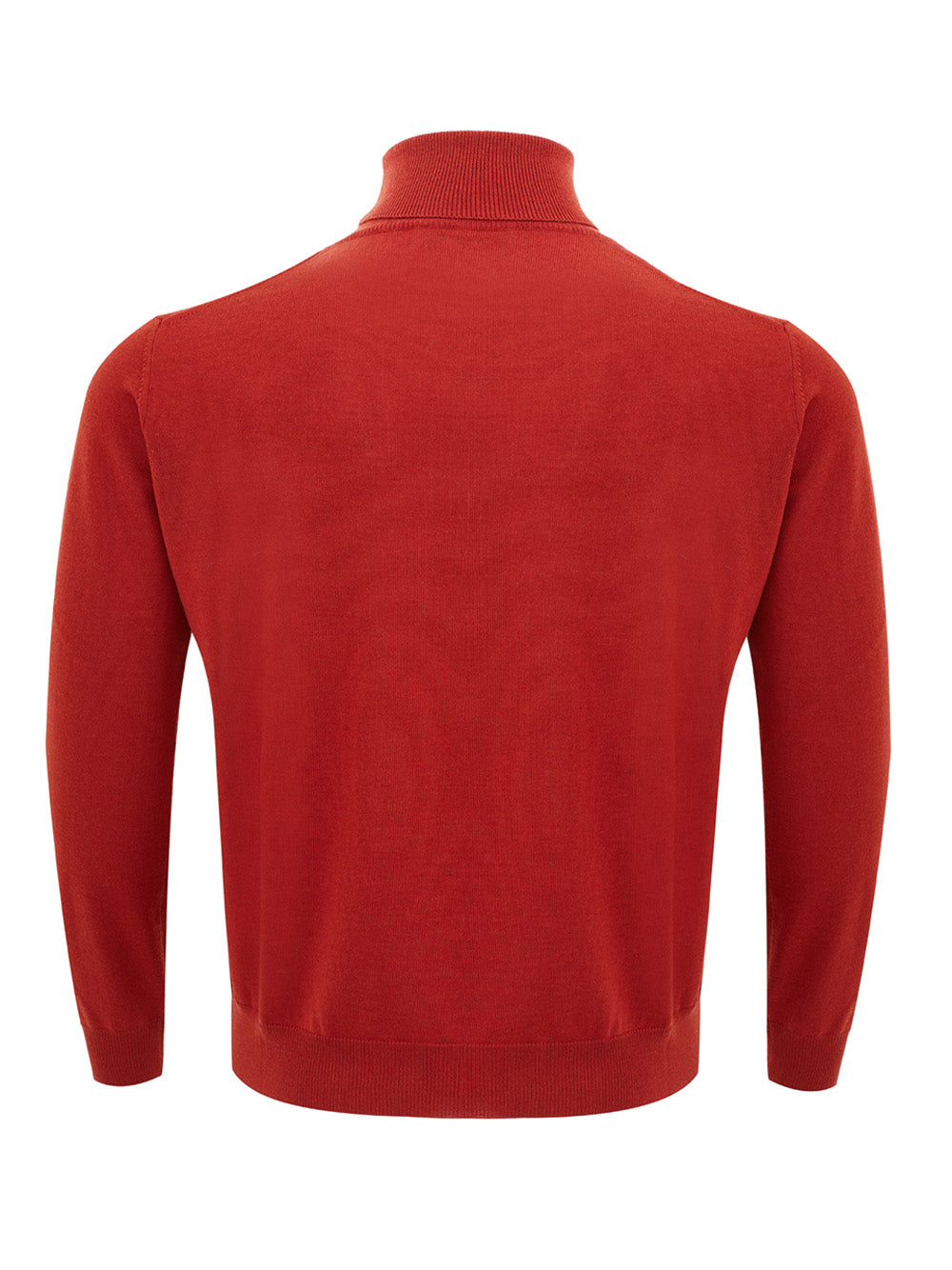 FERRANTE Red Turtleneck Wool Jumper