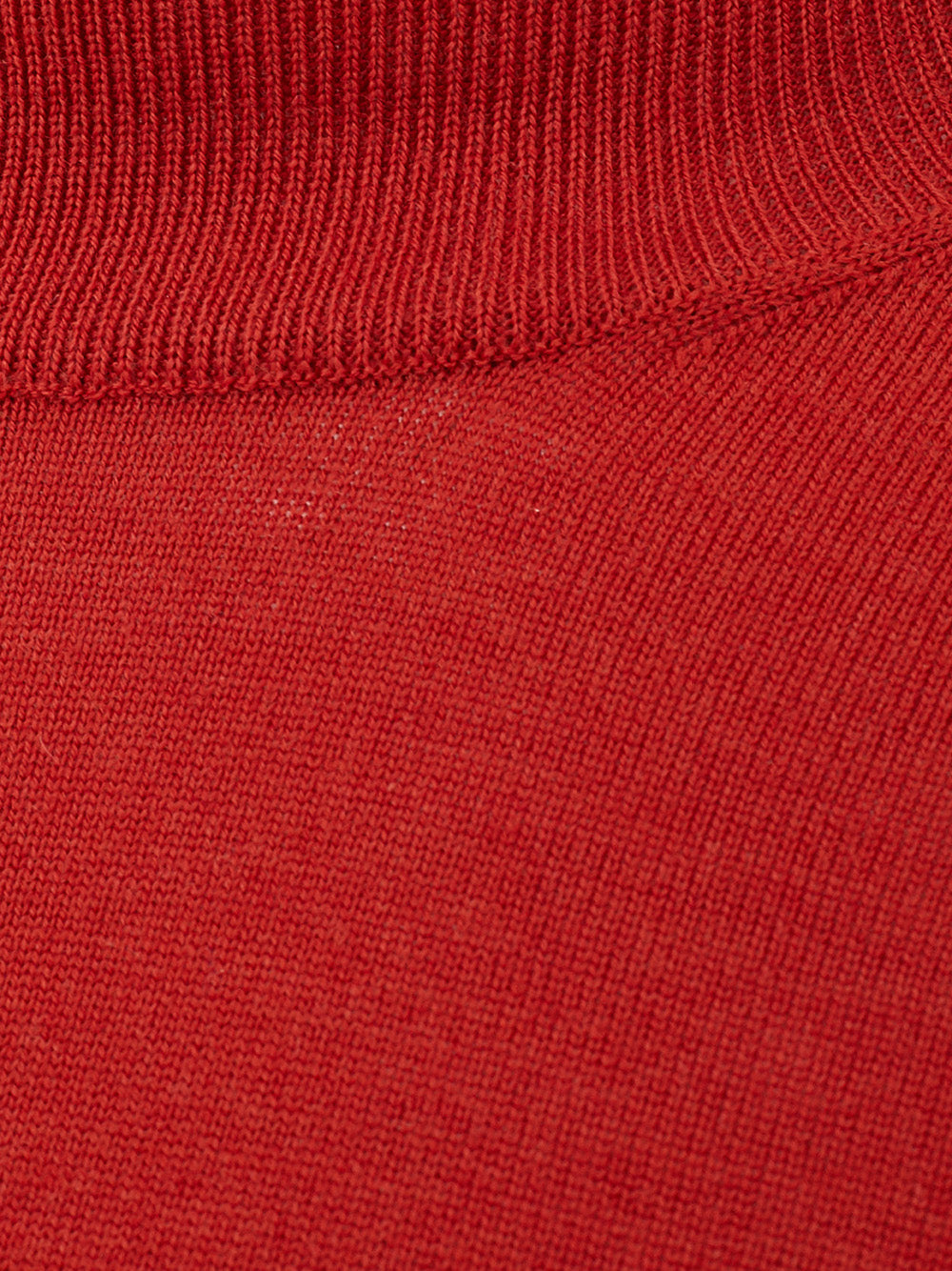 FERRANTE Red Turtleneck Wool Jumper