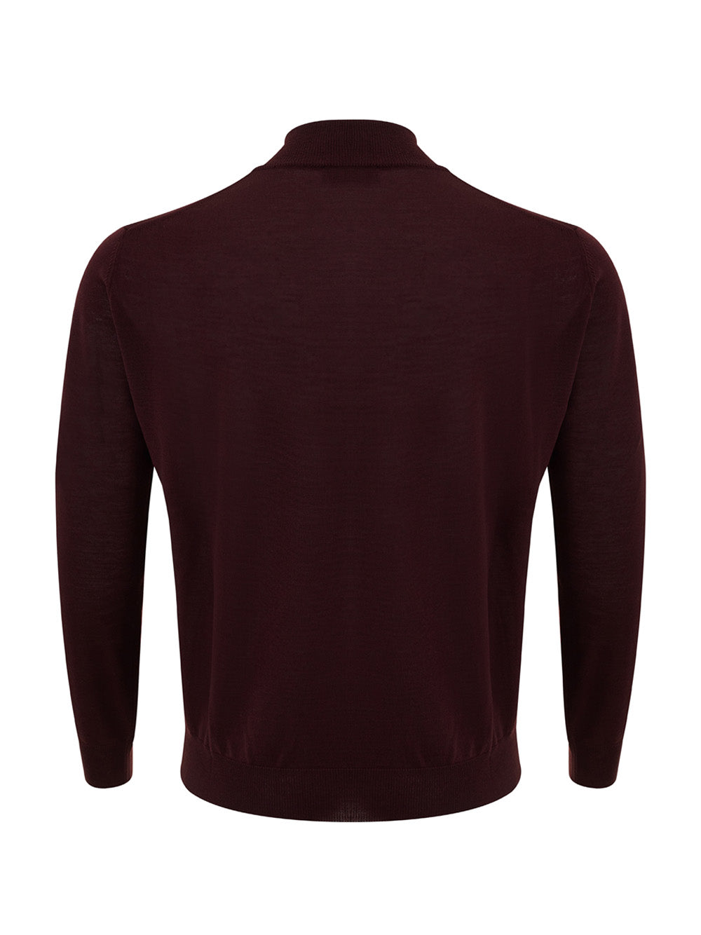 FERRANTE Red Purple Turtleneck Wool Jumper