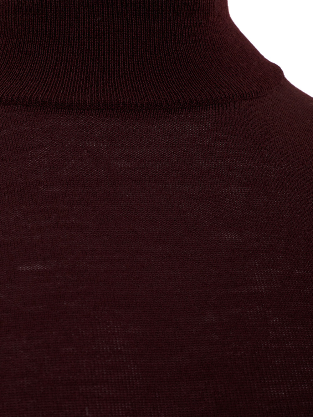 FERRANTE Red Purple Turtleneck Wool Jumper