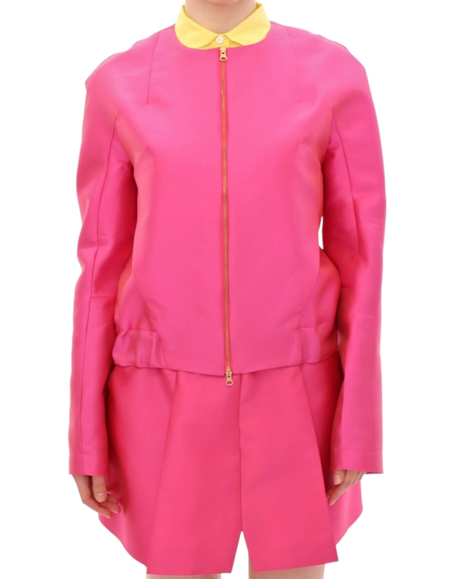 CO|TE Pink silk blend jacket