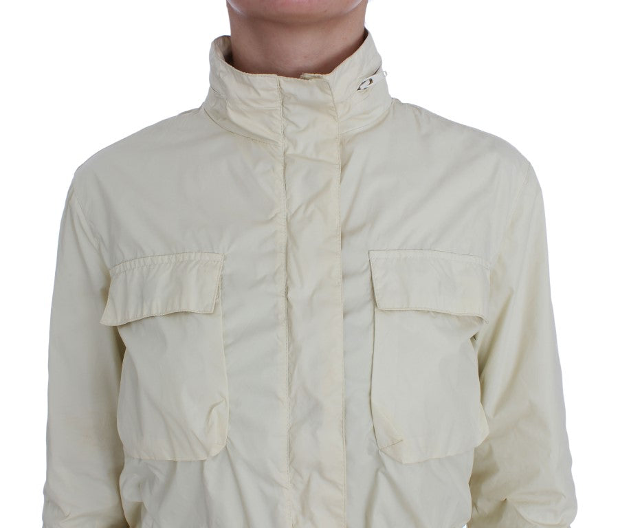 P.A.R.O.S.H. Beige Weather Proof Trench Jacket Coat