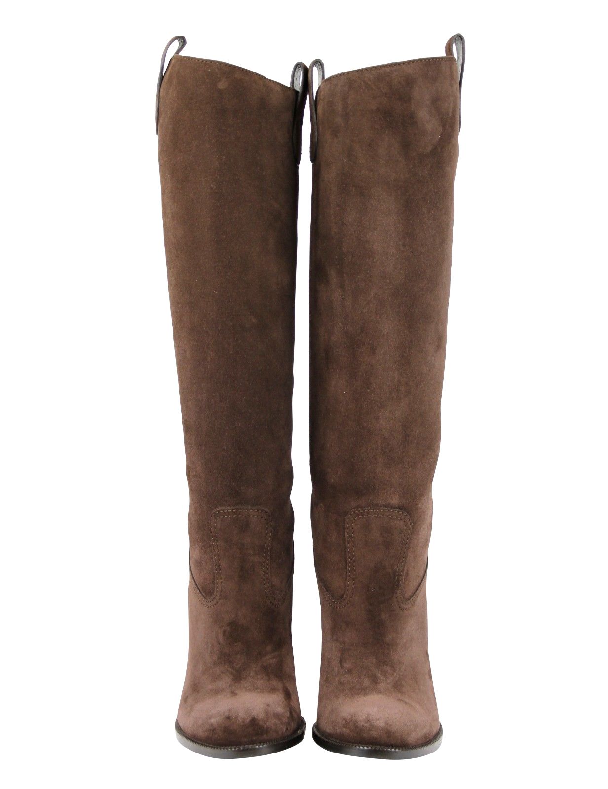 Gucci Brown Leather Suede Tall Knee Boots