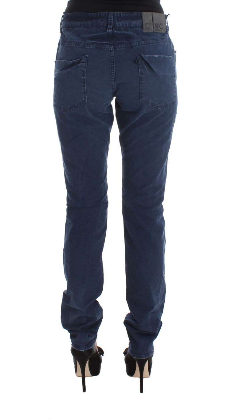 Costume National Blue Cotton Blend Denim Jeans