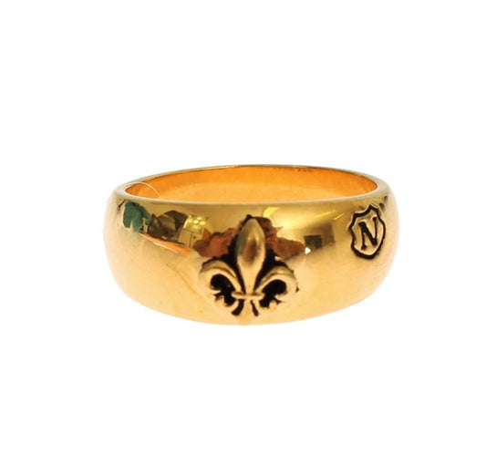 Nialaya Gold Plated 925 Silver Ring