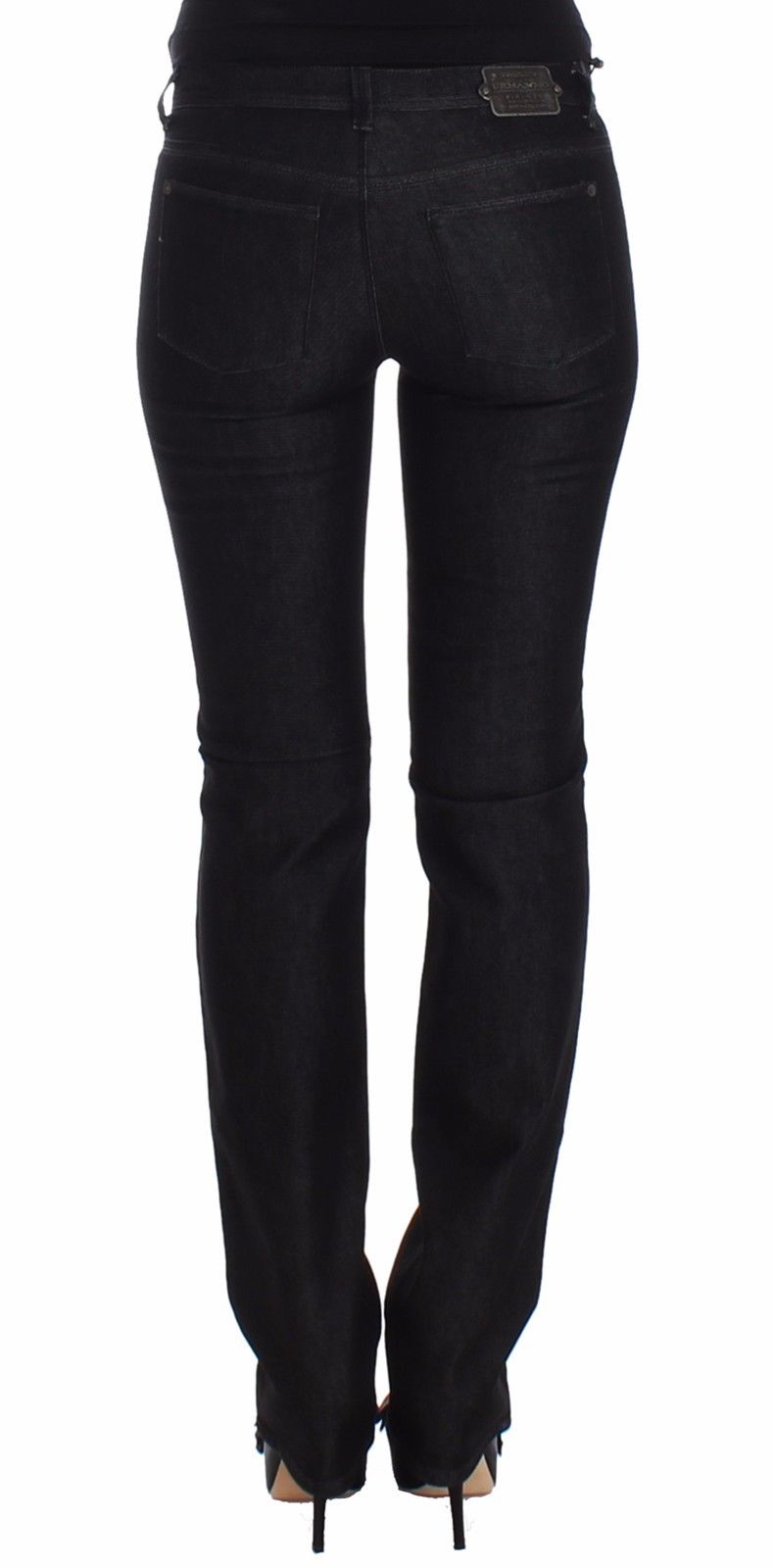 Ermanno Scervino Black Slim Jeans Denim Pants Skinny Leg Stretch